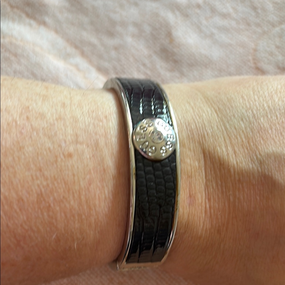 Guess Black and Silver Bracelet